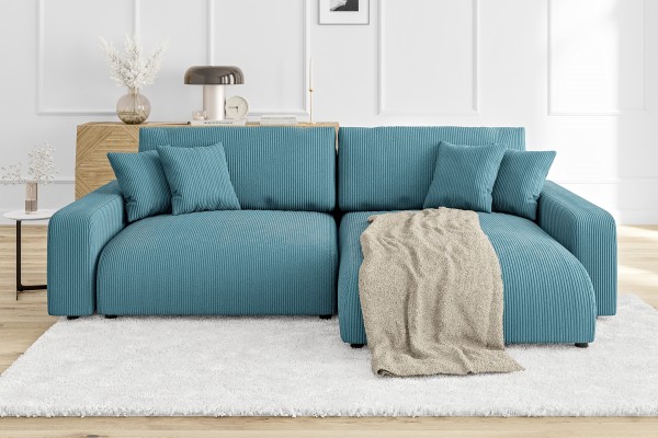 Ecksofa TOULOUSE mit Schlaf-Funktion; Bezugsstoff: LIN75